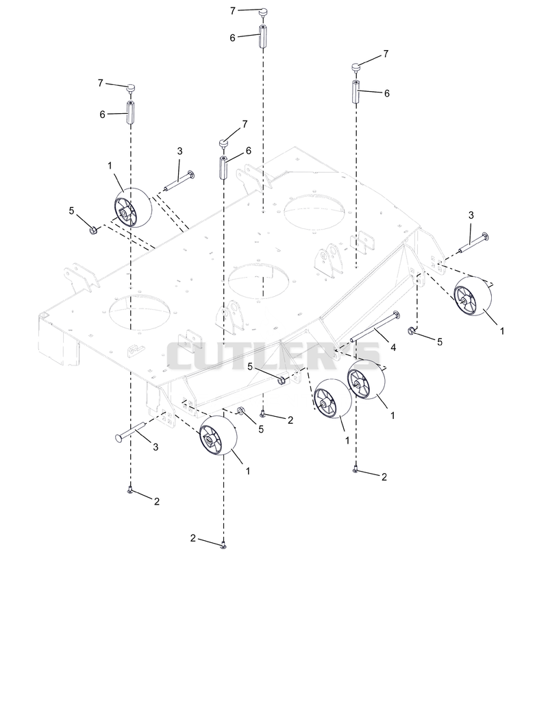 Anti-Scalp Wheels - 48" - SD