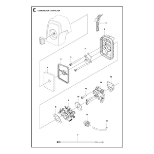 CARBURETOR AND AIR FILTER