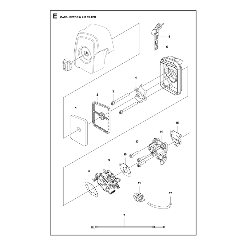CARBURETOR AND AIR FILTER