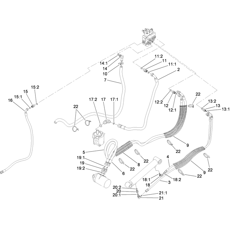 Hydraulic Routing Assembly