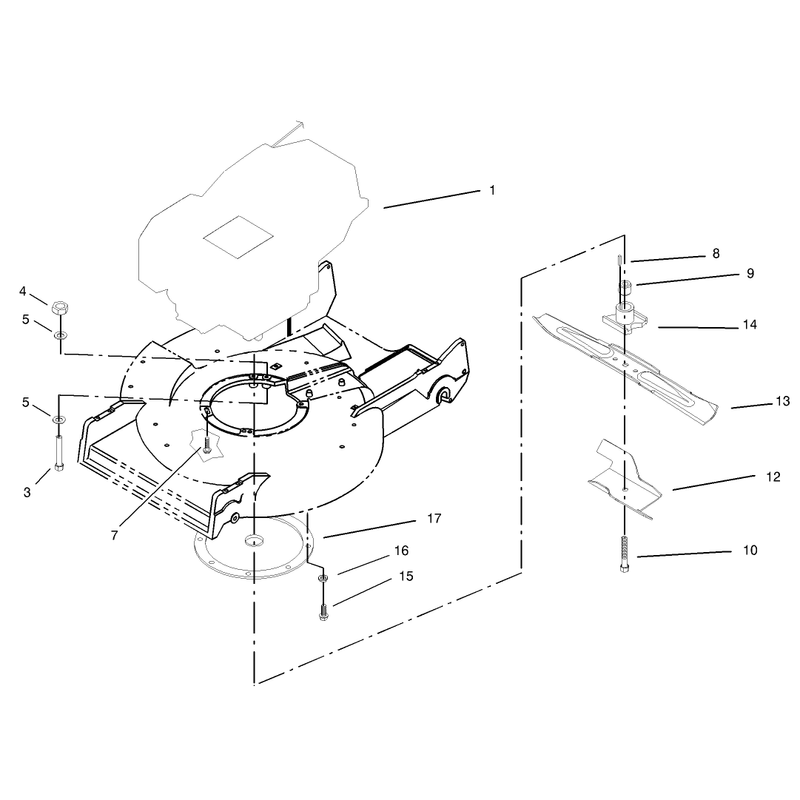 Engine and Blade Assembly