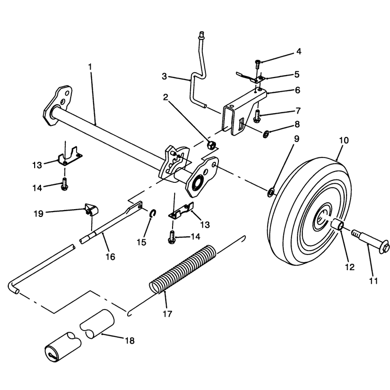Hp Rear Axle Assembly