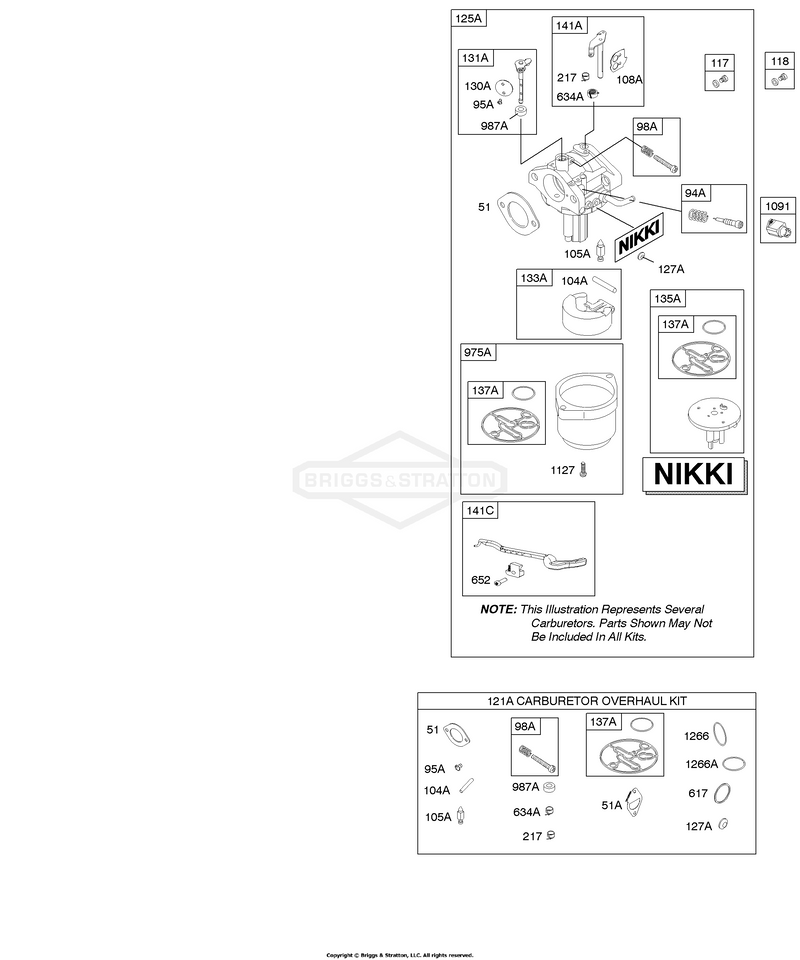 Carburetor, Kit - Carburetor Overhaul