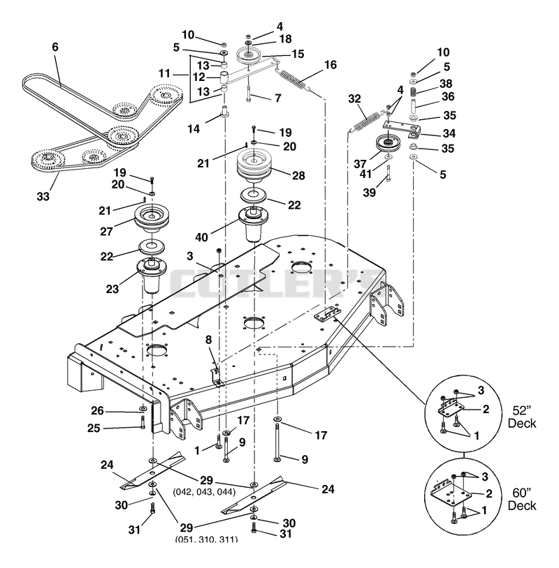 Belts, Spindles, Idlers And Blades