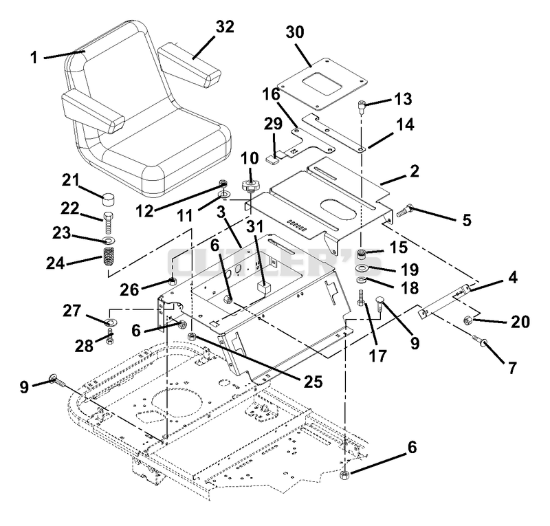 Seat And Seat Support