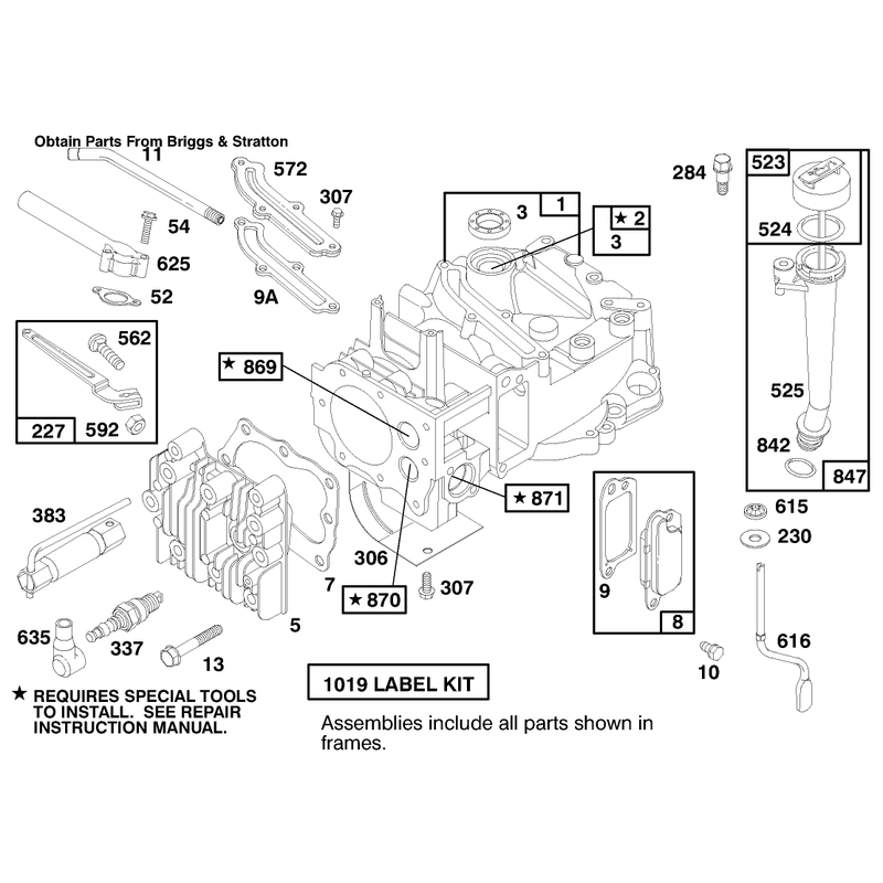 Engine Briggs and Stratton Model 12f802-0667-01