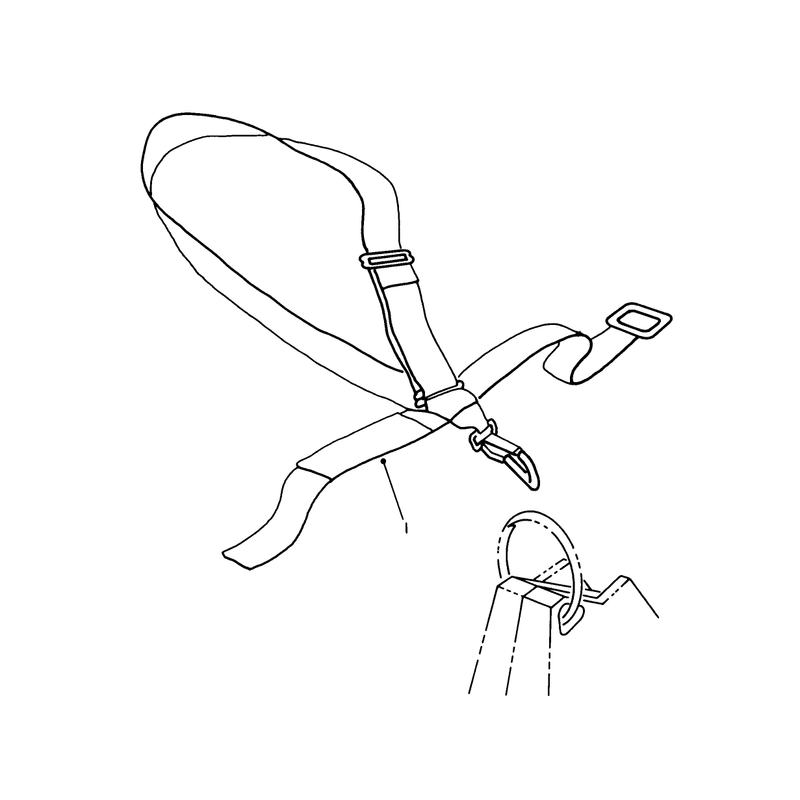 Deluxe Shoulder Belt Harness (optional)