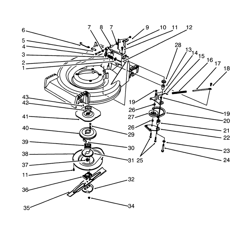 Blade Brake Clutch Assembly