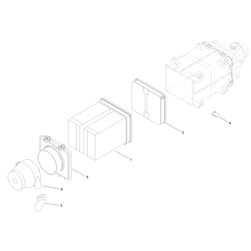 Air Cleaner Assembly No 125-6545