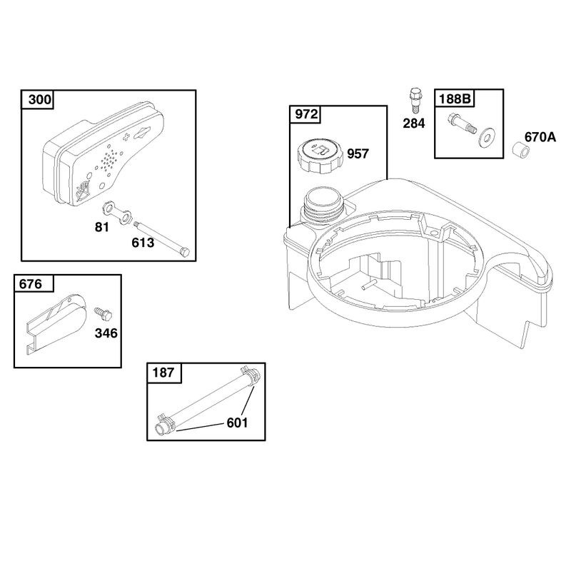 Engine Briggs and Stratton Model 12f802-1767-E1