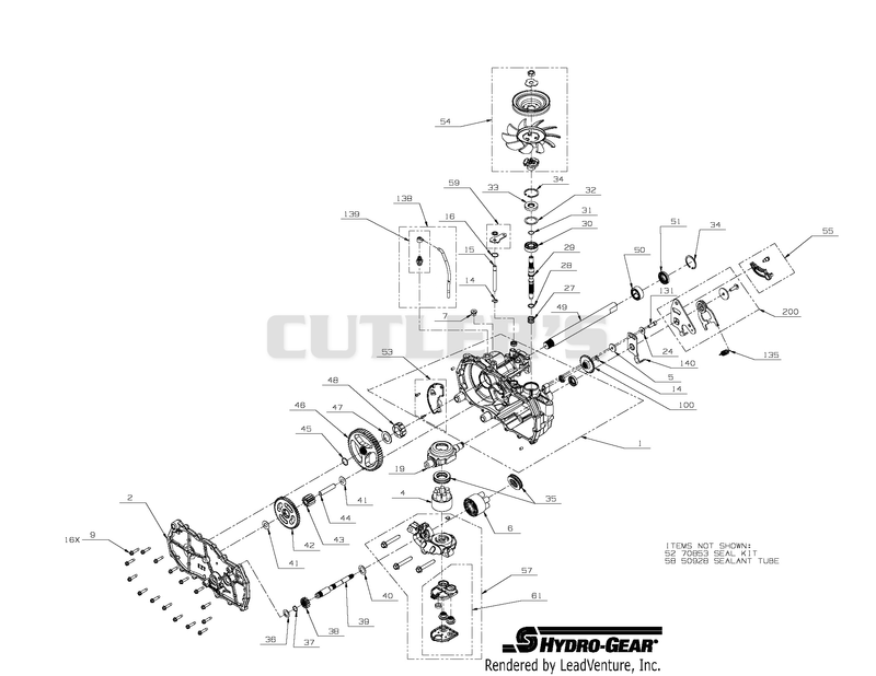 Transmission, LH - 04794700