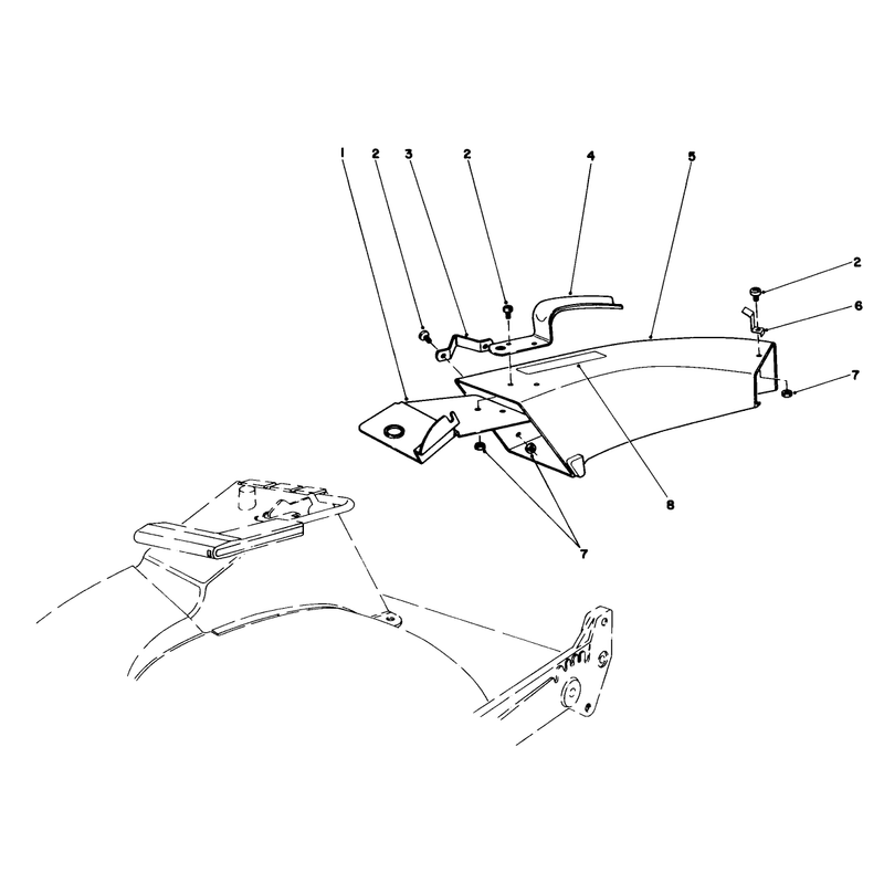Side Discharge Chute Model No 59108 Optional