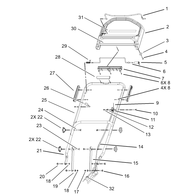 Handle and Control Assembly