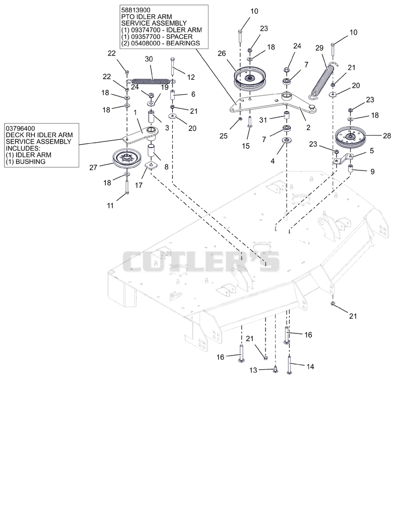 Idlers And Sheaves - 48"