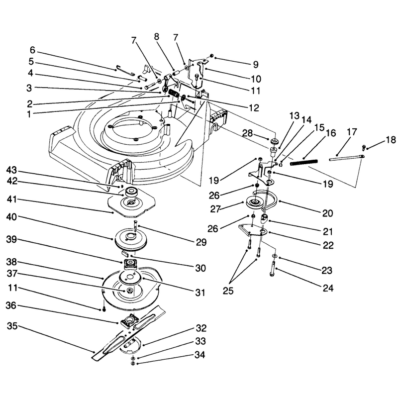 Blade Brake Clutch Assembly