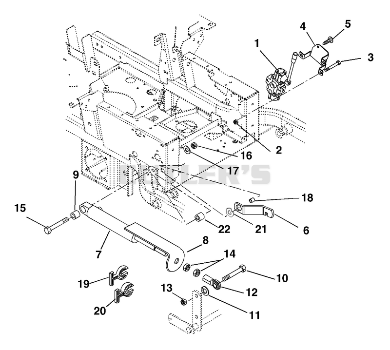 Lift Valve And Cylinder