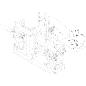 Rotary Motor Case Drain Assembly No 139-8870