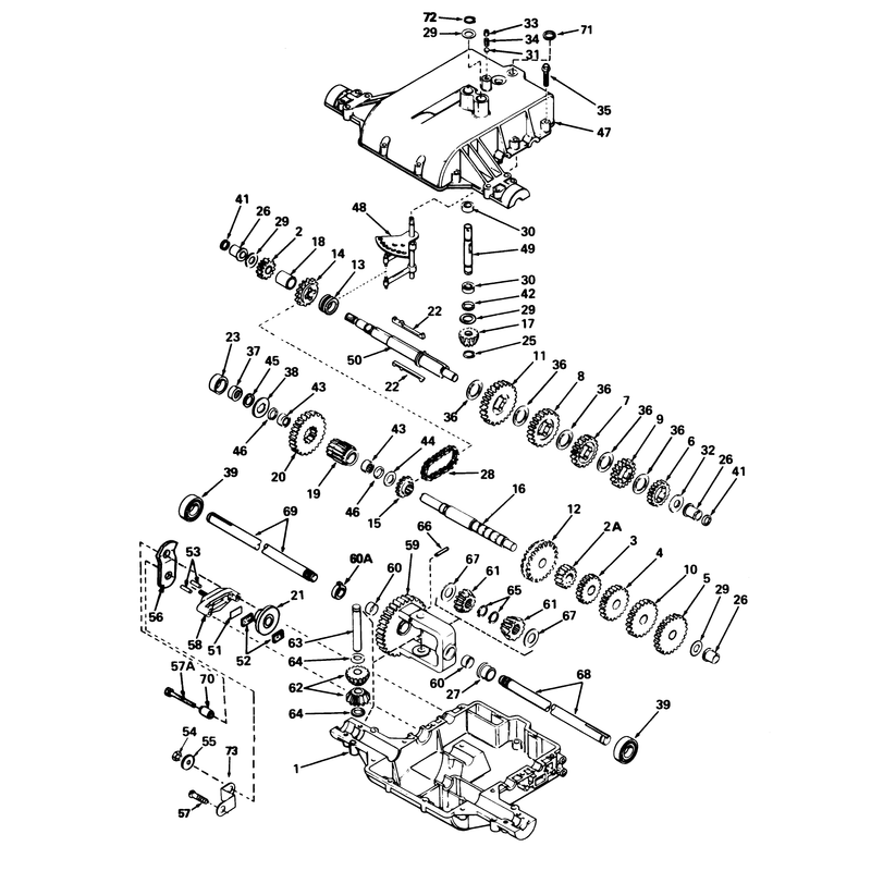 Peerless Transaxle Model No. 801f