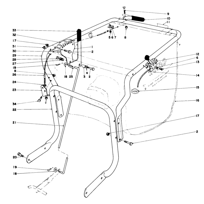 Handle Assembly Model 62923