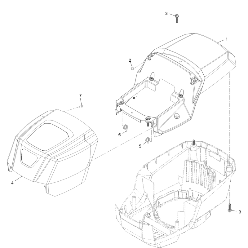 Motor Module Assembly No 140-4120 Upper Shroud Assembly