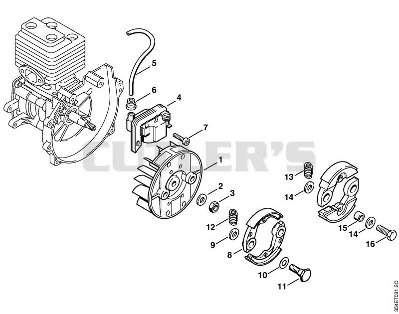 Ignition system, Clutch