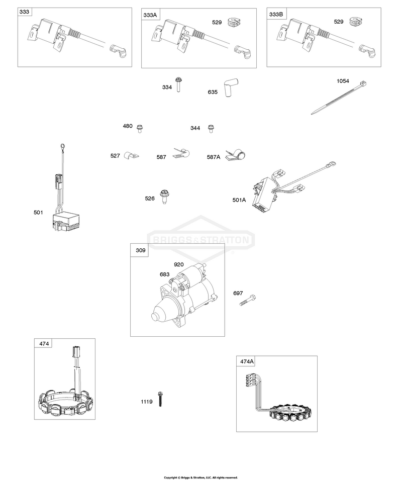 Electric Starter, Regulator, Alternator, Armatures