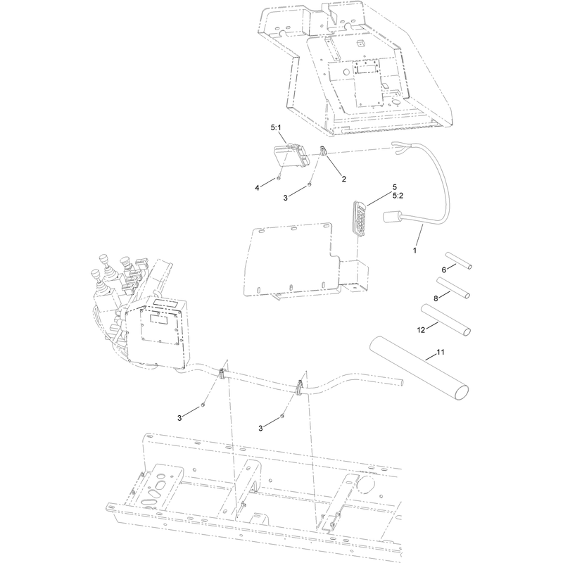 Radio and Cable Assembly