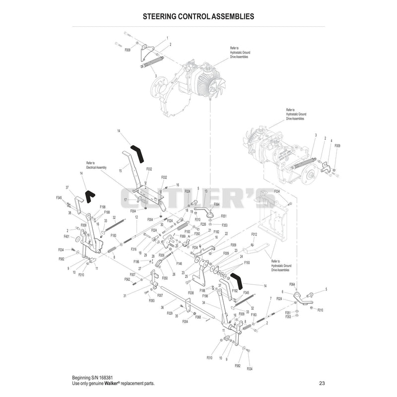 Steering Control Assemblies