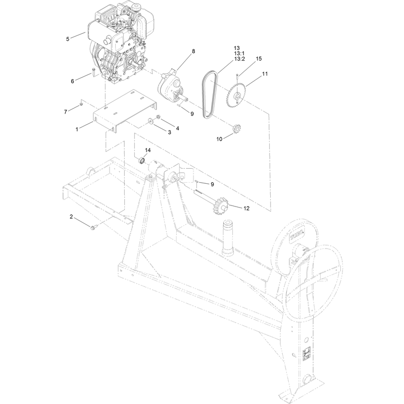 Engine and Drive Assembly