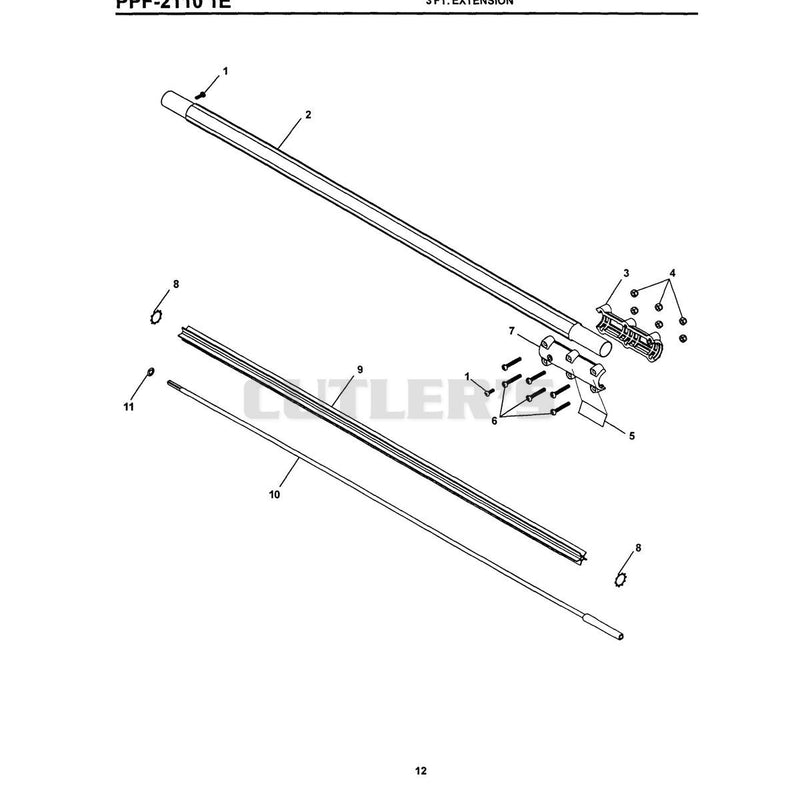 Ppf-2110 1E 3 Ft Extension