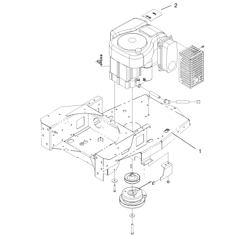 Briggs and Stratton Engine Decal Assembly