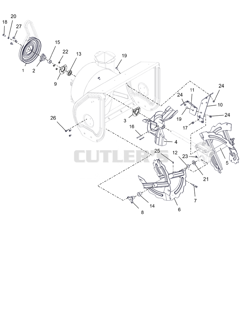 Auger and Impeller - 24"