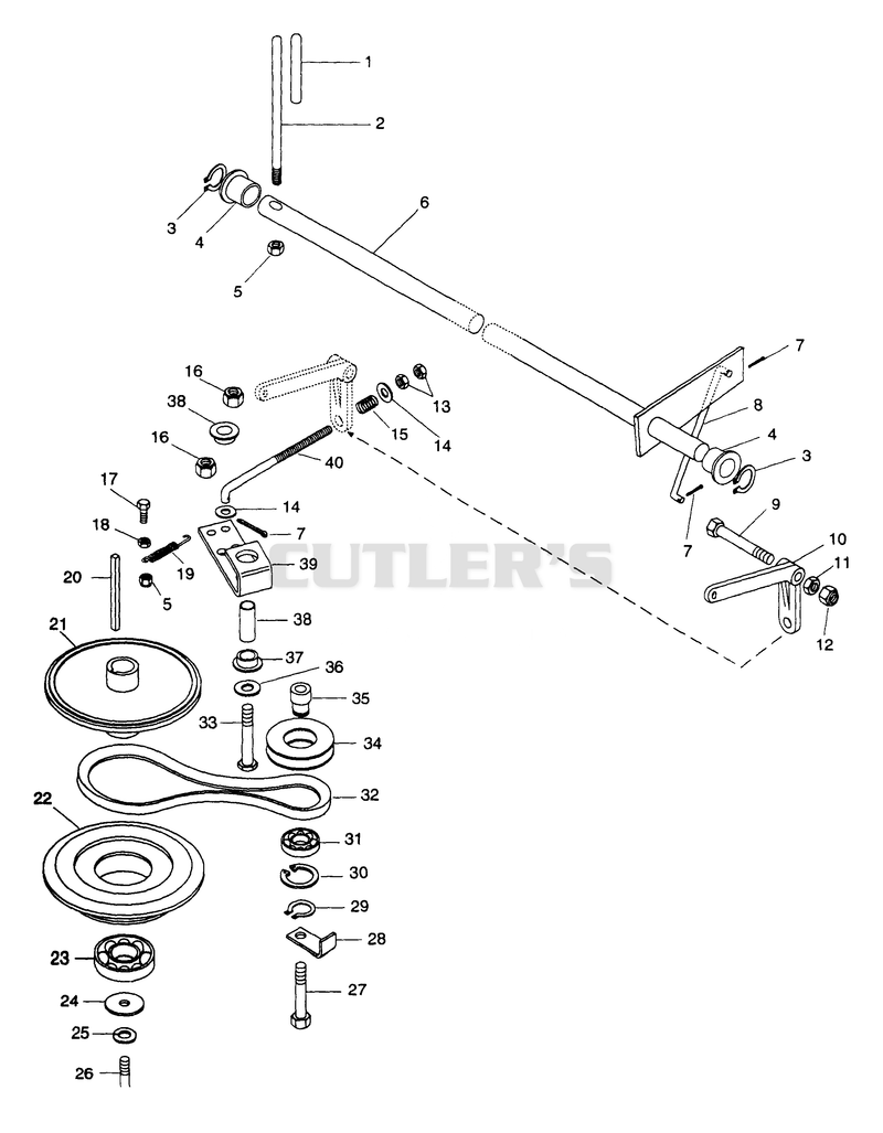 PTO Clutch Linkage
