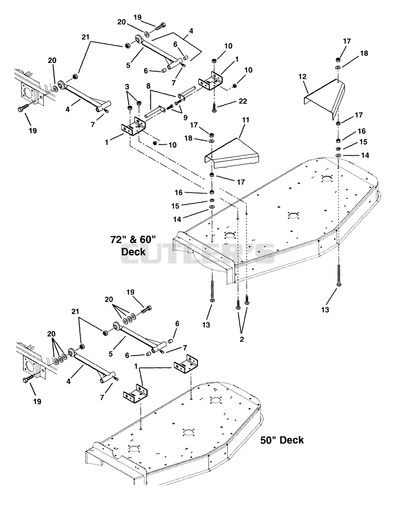 Mounting Arms And Belt Guards