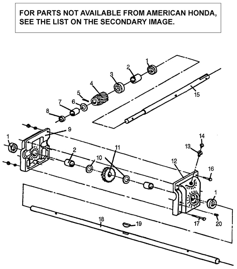 GEARBOX ASSEMBLY         (SB1013B)
