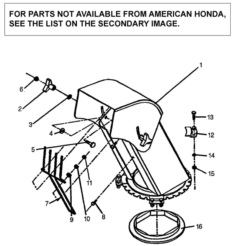 CHUTE ASSEMBLY (SB800)