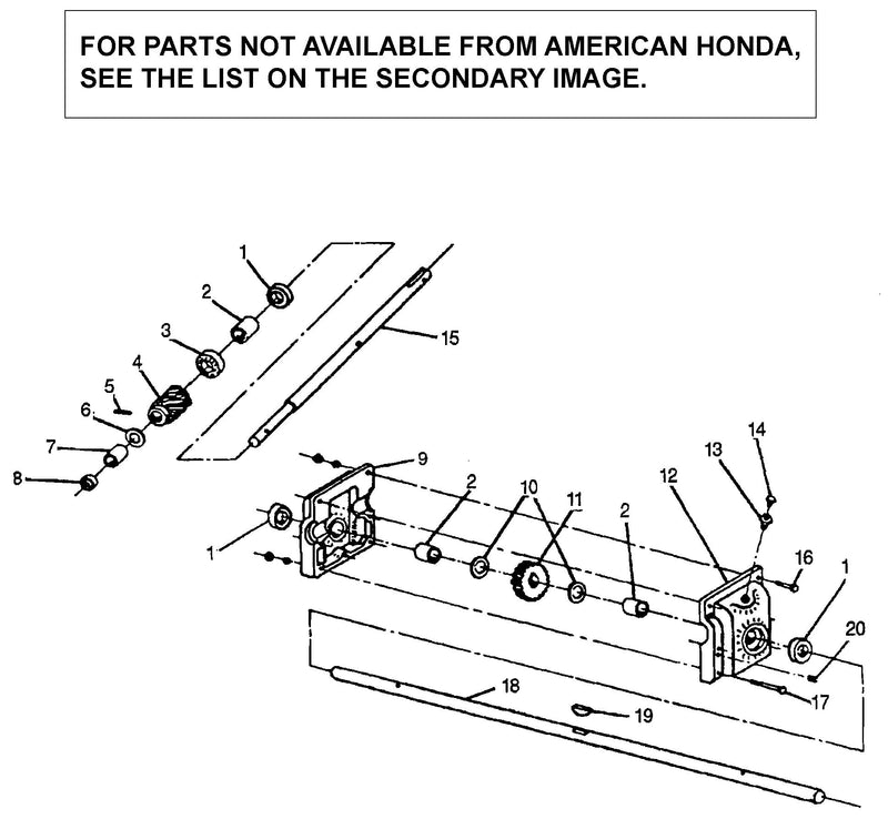 GEARBOX ASSEMBLY (SB800) (TO SERIAL 1000400)