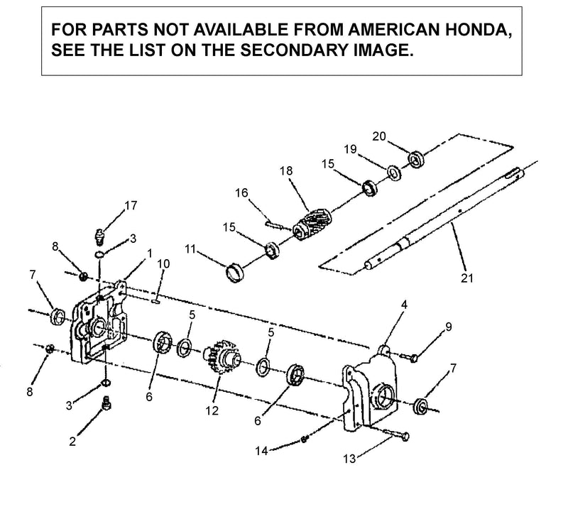 GEARBOX ASSEMBLY (SB800) (FROM SERIAL 1000401)