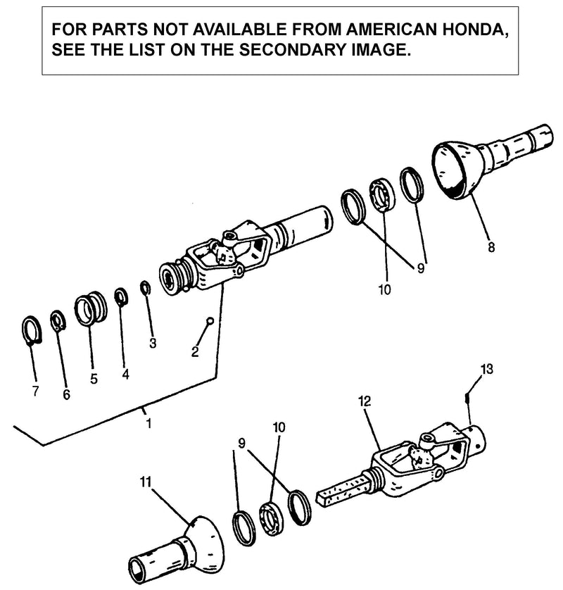 DRIVESHAFT ASSEMBLY      (SB800)