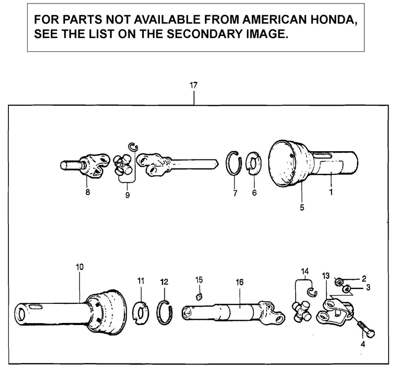 DRIVESHAFT ASSEMBLY      (TL752A)