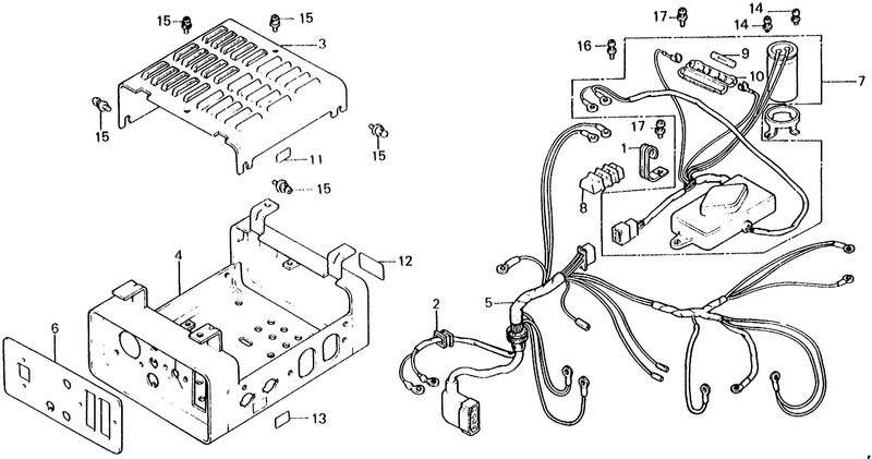 WIRE HARNESS@AUTOMATIC   VOLT. REGULATOR