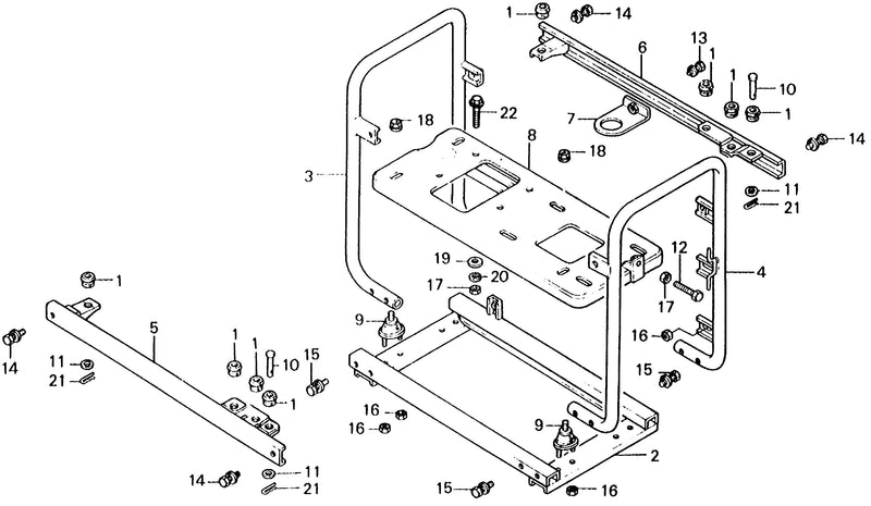 FRAME@ENGINE BED