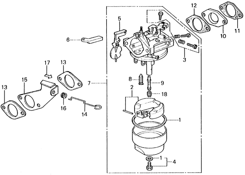 CARBURETOR (FROM 1484487)