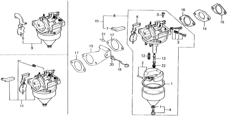 CARBURETOR (TO 1484486)