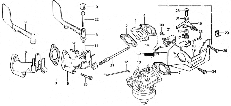 CONTROL LEVER@GOVERNOR