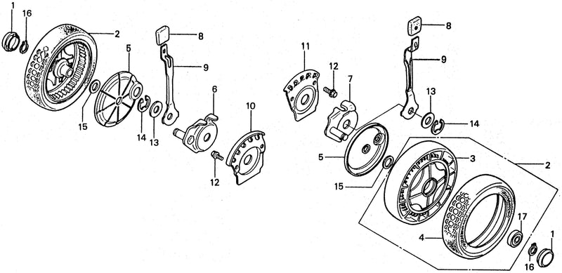 REAR WHEEL (S TYPE)@REAR ADJ. PANEL (S TYPE)