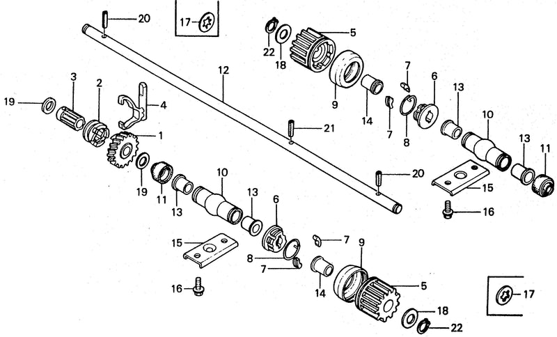 DRIVESHAFT@PINION GEAR