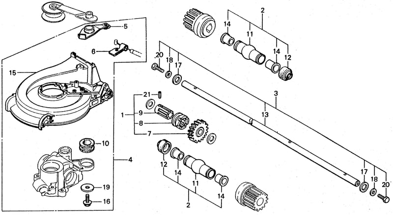 DRIVEN GEAR KIT@CUTTER   HOUSING KIT