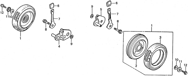 FRONT WHEEL@FRONT        ADJUSTING ARM