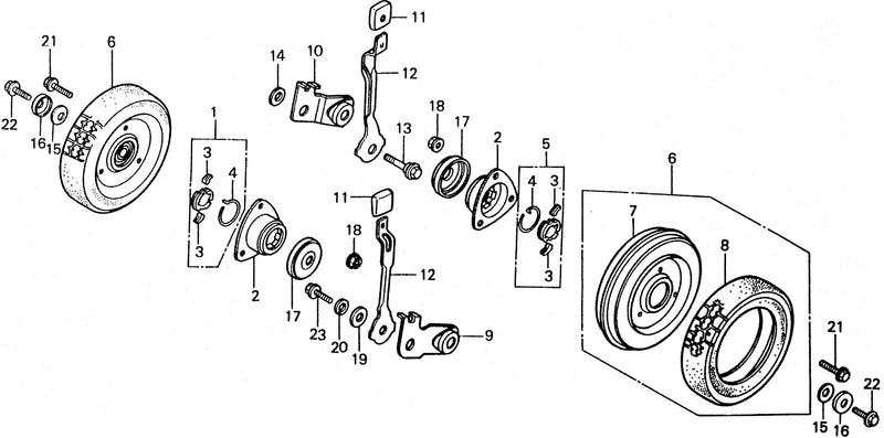 REAR WHEEL@RATCHET HOLDER